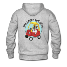Load image into Gallery viewer, Don&#39;t Drink and Drive Hoodie (Dark Text) - heather gray
